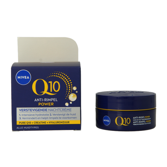 Nivea Visage anti-rimpel nachtcreme Q10+ 50 Milliliter