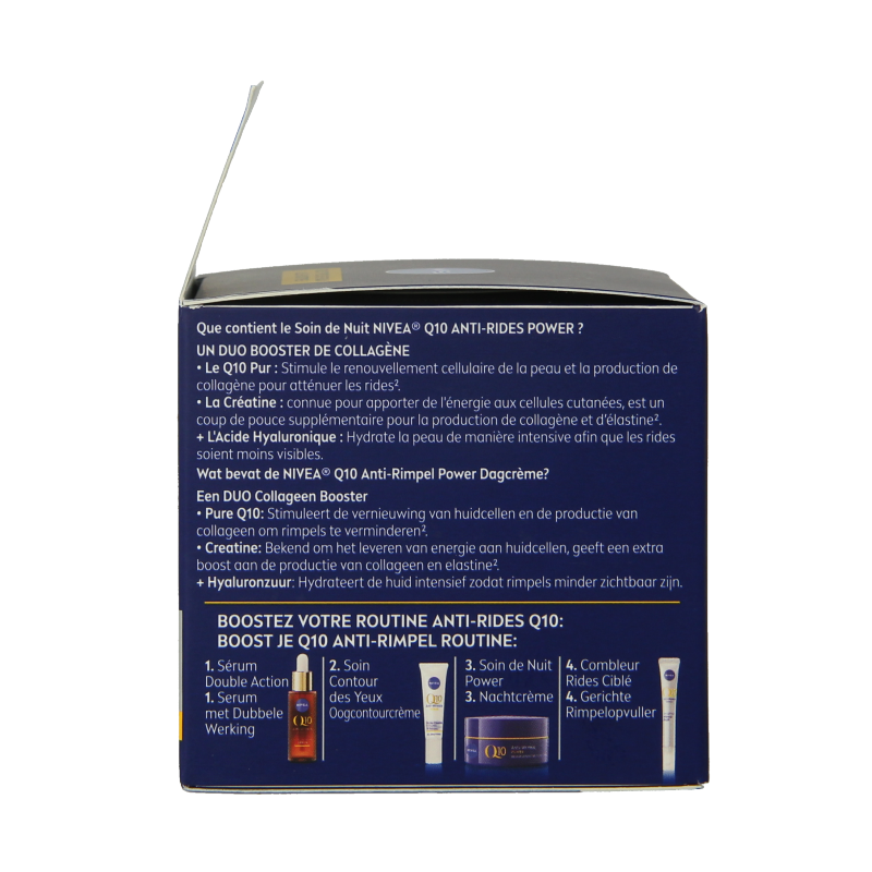 Nivea Visage anti-rimpel nachtcreme Q10+ 50 Milliliter