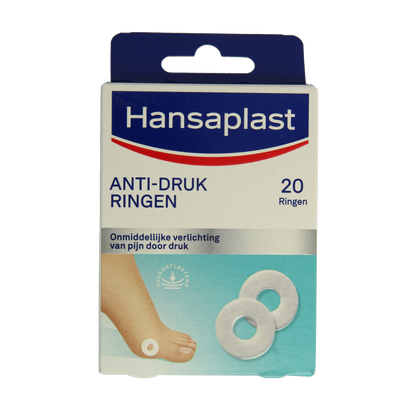 Hansaplast Voet anti-drukring likdoorn en eelt pleister 20 Stuks