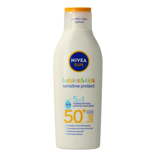 Nivea Sun protect & sensitive child sunmilk SPF50+ 200 Milliliter
