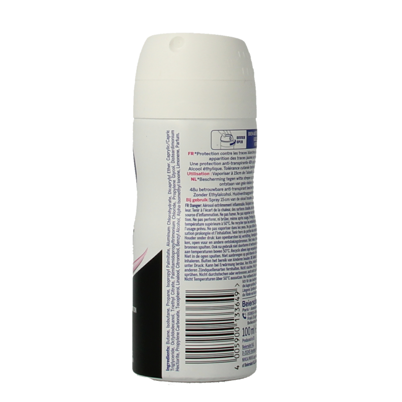Nivea Deodorant black & white clear spray  100 Milliliter