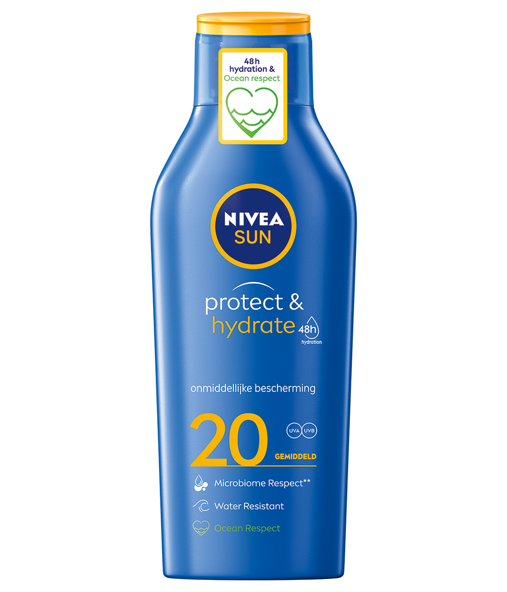 Nivea Sun protect & hydrate zonnemelk SPF20 400 Milliliter