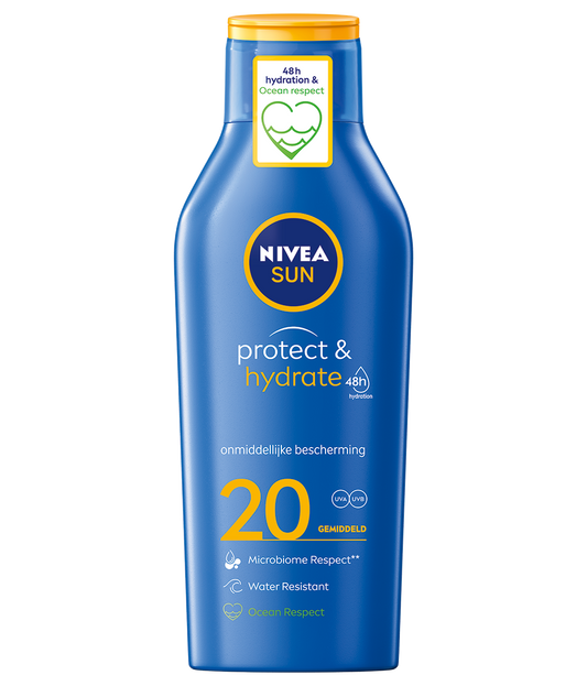 Nivea Sun protect & hydrate zonnemelk SPF20 400 Milliliter