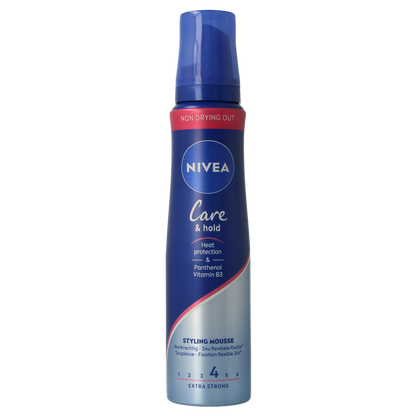 Nivea Care & hold styling mousse extra strong 150 Milliliter