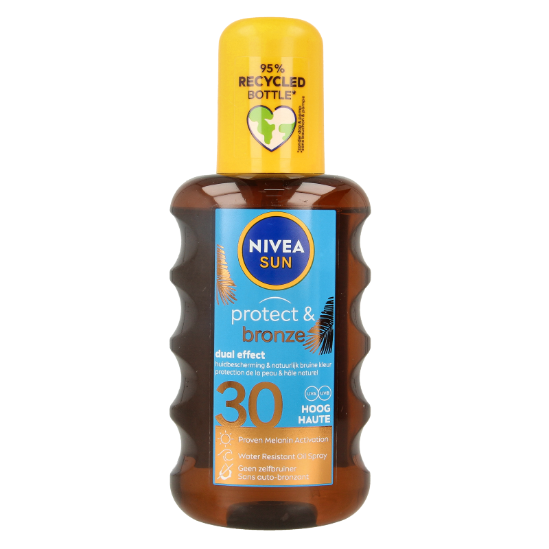 Nivea Sun protect & bronze olie spray SPF30 200 Milliliter