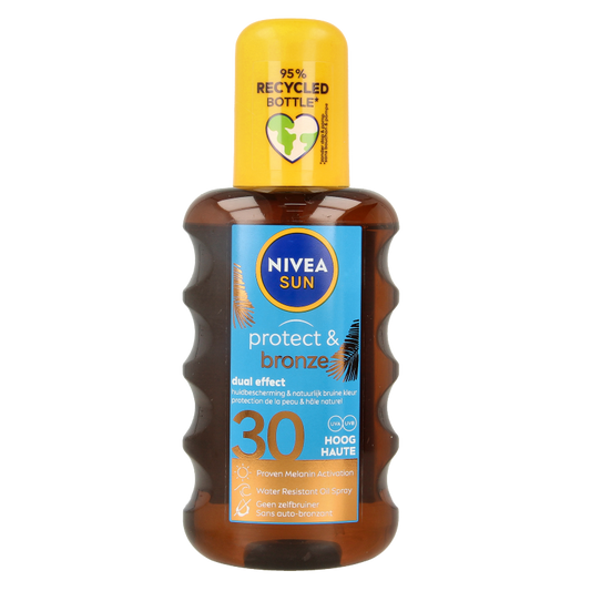 Nivea Sun protect & bronze olie spray SPF30 200 Milliliter