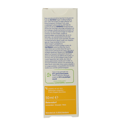 Nivea Sun face anti age Q10 SPF50 50 Milliliter