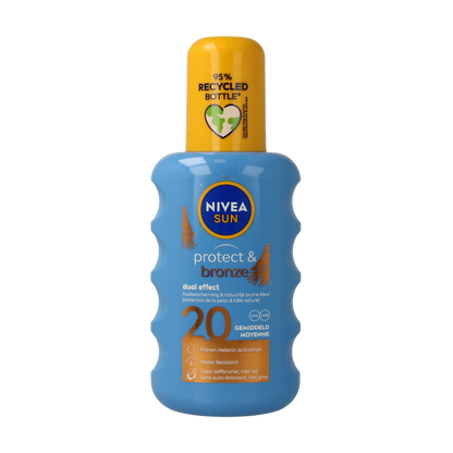 Nivea Sun protect & bronze zonnespray SPF20 200 Milliliter