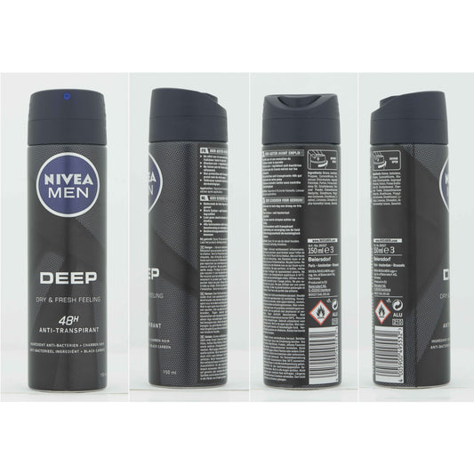 Nivea Men deodorant deep spray 150 Milliliter