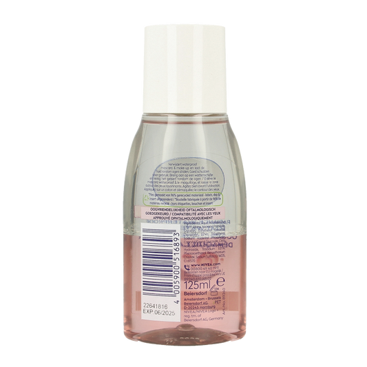 Nivea Oogmake-up remover pink 125 Milliliter