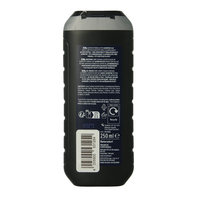 Nivea Men deep douchegel 250 Milliliter
