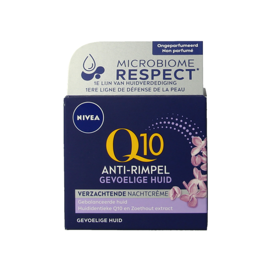 Nivea Q10 Power nachtcreme sensitive 50 Milliliter