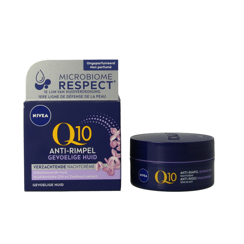 Nivea Q10 Power nachtcreme sensitive 50 Milliliter