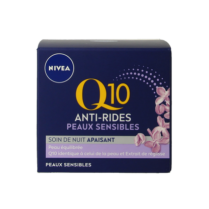 Nivea Q10 Power nachtcreme sensitive 50 Milliliter