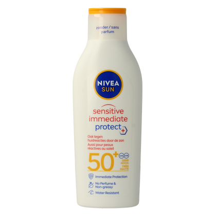 Nivea Sun sensitive zonnemelk SPF50+ 200 Milliliter