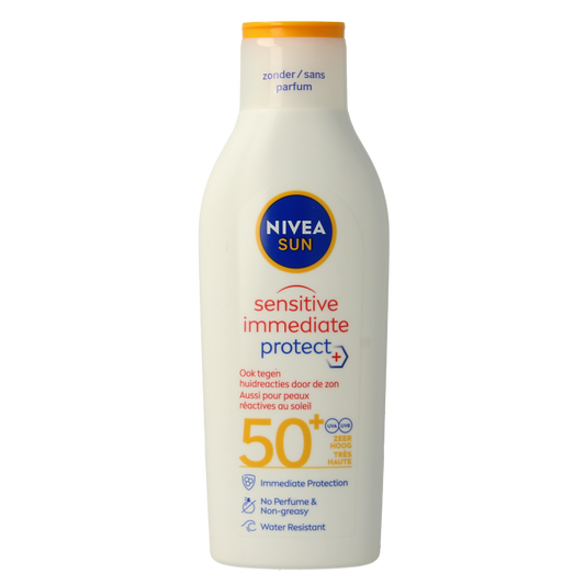 Nivea Sun sensitive zonnemelk SPF50+ 200 Milliliter