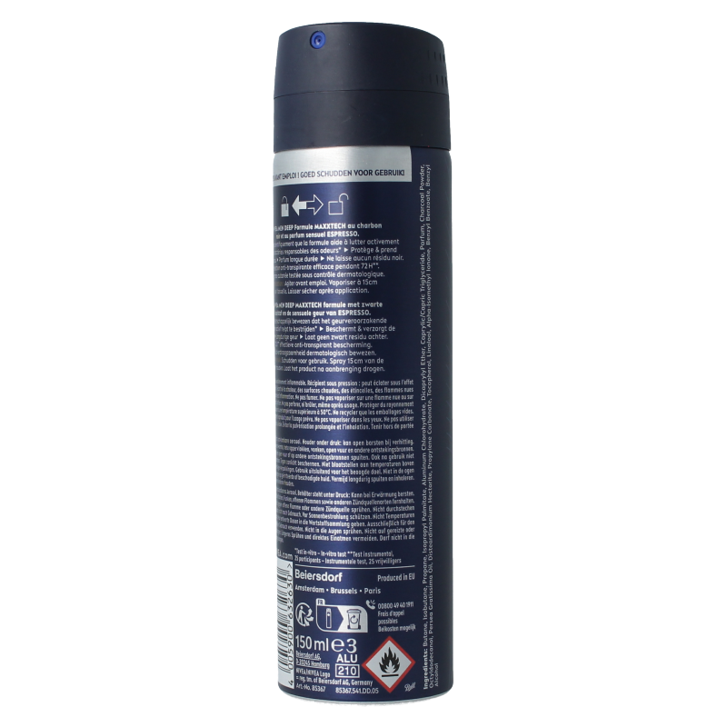 Nivea Men deodorant deep espresso spray 150 Milliliter