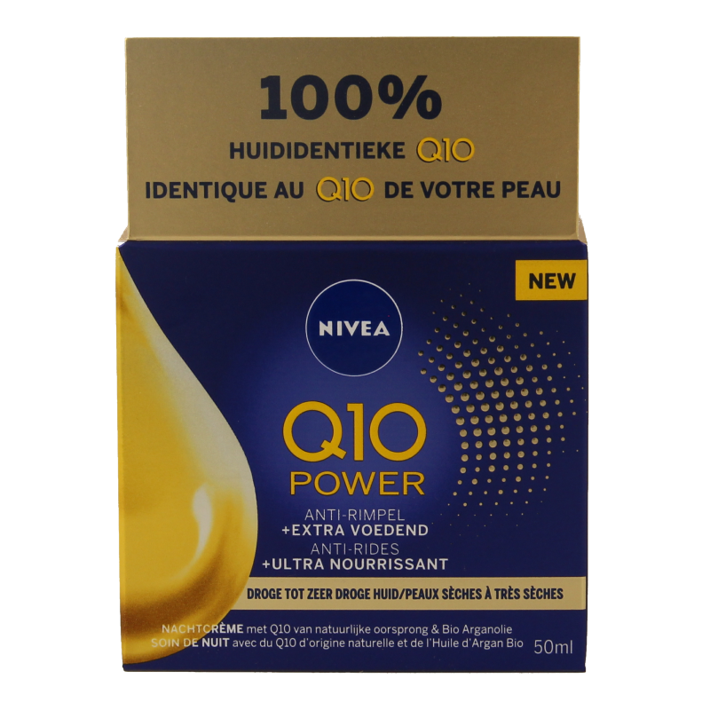 Nivea Q10 Power nachtcreme extra voedend 50 Milliliter