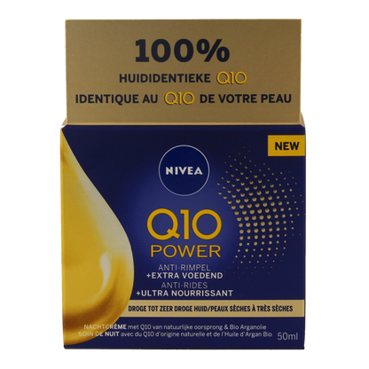 Nivea Q10 Power nachtcreme extra voedend 50 Milliliter