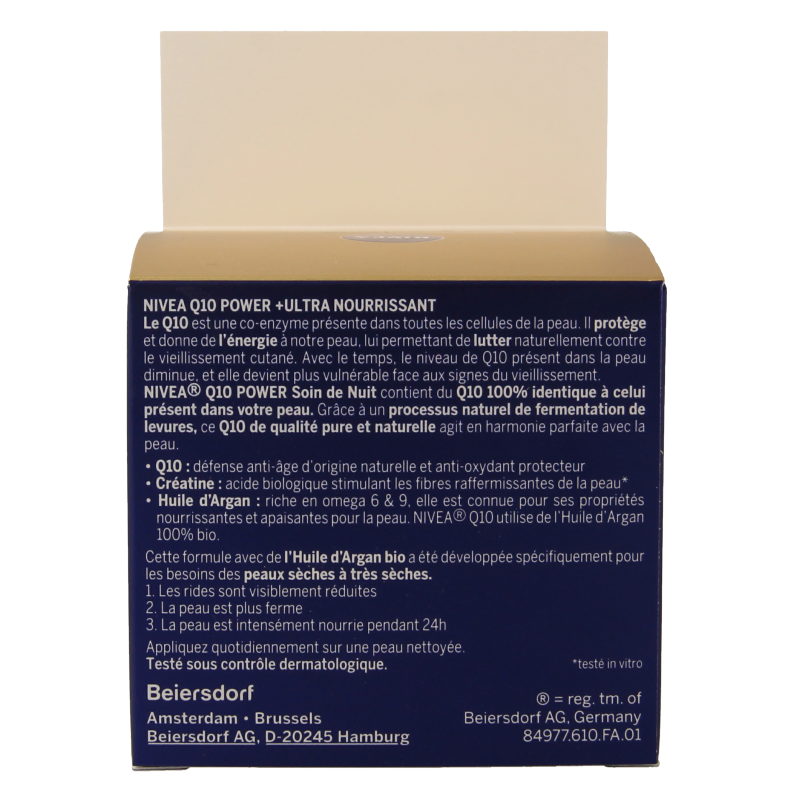 Nivea Q10 Power nachtcreme extra voedend 50 Milliliter