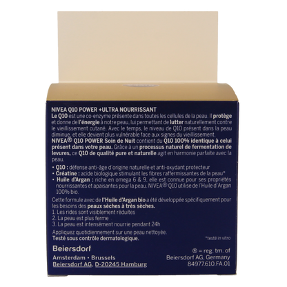 Nivea Q10 Power nachtcreme extra voedend 50 Milliliter