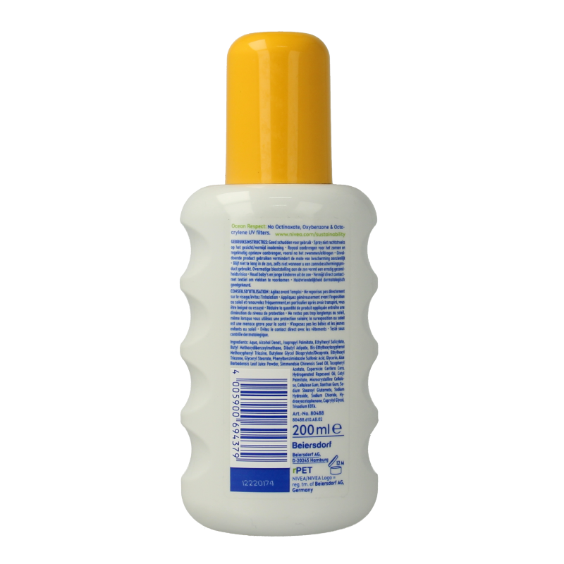 Nivea Sun sensitive spray SPF30 200 Milliliter