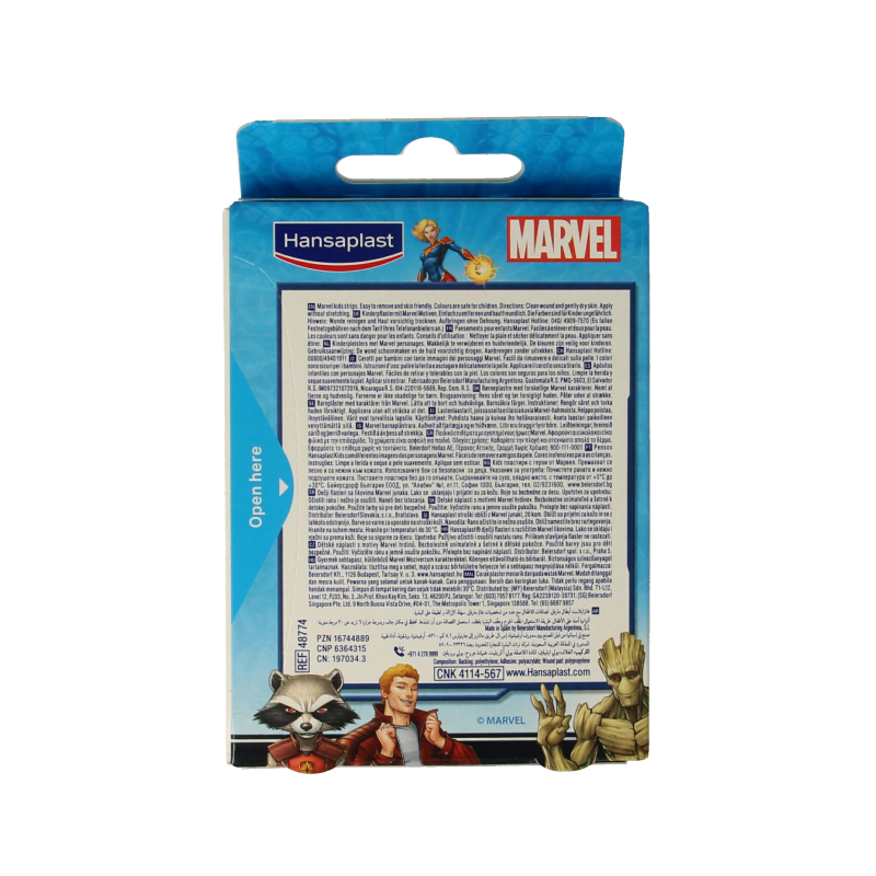 Hansaplast Pleister strip Marvel 20 Stuks