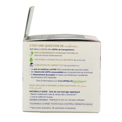 Nivea Naturally good nachtcreme anti-age  50 Milliliter