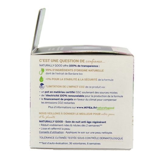 Nivea Naturally good nachtcreme anti-age  50 Milliliter