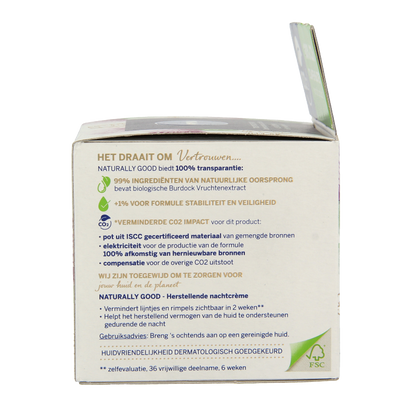 Nivea Naturally good nachtcreme anti-age  50 Milliliter