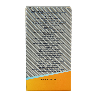 Nivea Men active energy gezichtsgel fresh look 50 Milliliter
