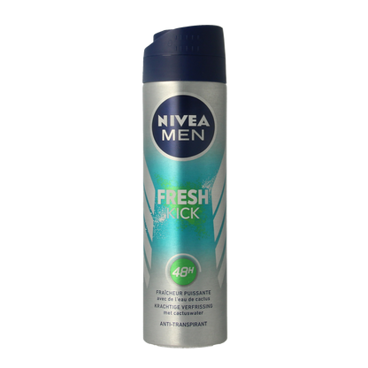Nivea Men deodorant spray fresh kick 150.00 Milliliter