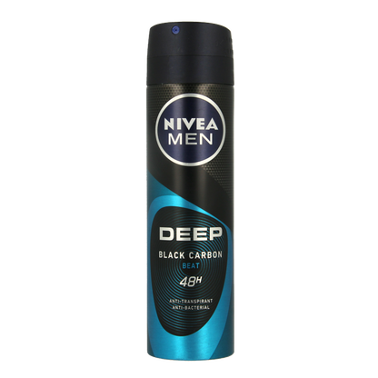 Nivea Men deodorant spray deep beat 150 Milliliter