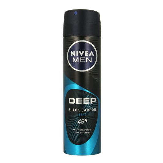 Nivea Men deodorant spray deep beat 150.00 Milliliter