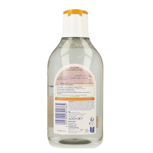 Nivea Micellair water energy met vitamine C  400 Milliliter