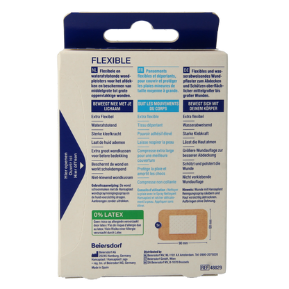 Hansaplast Flexible XXL 6 x 9cm 5 Stuks