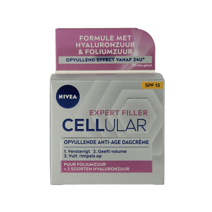 Nivea Cellular expert filler  hyaluronzuur & foliumzuur 50 Milliliter