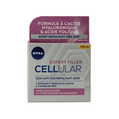 Nivea Cellular expert filler  hyaluronzuur & foliumzuur 50 Milliliter