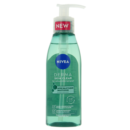 Nivea Derma skin clear wash gel 150 Milliliter