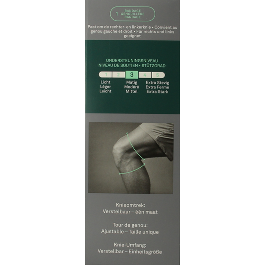 Hansaplast Sport kniebandage verstelbaar 1.00 Stuks
