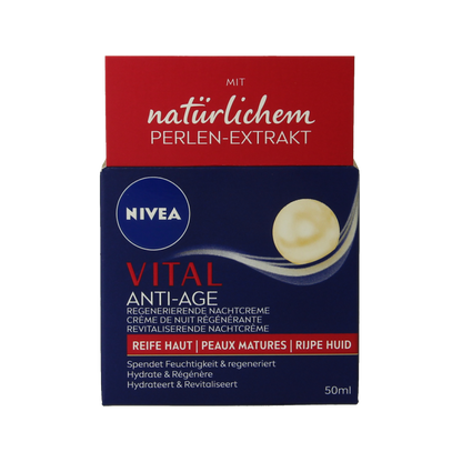 Nivea Vital revitaliserende nachtcreme 50 Milliliter