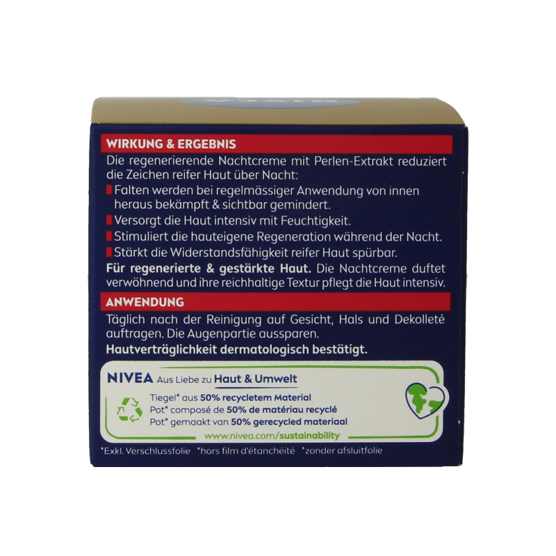 Nivea Vital revitaliserende nachtcreme 50 Milliliter