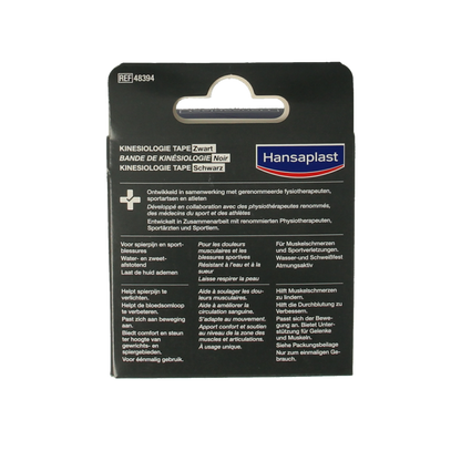 Hansaplast Kinesio tape zwart 1 Stuks