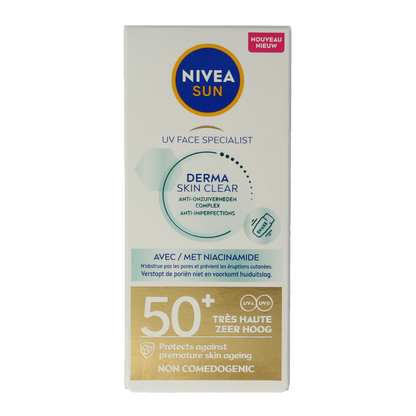 Nivea Sun face blemish control SPF50+ 40 Milliliter