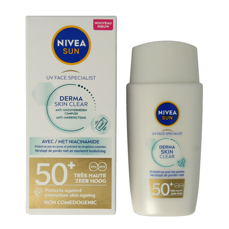 Nivea Sun face blemish control SPF50+ 40 Milliliter