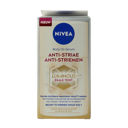 Nivea Nivea luminous 630  anti striae lichaam olieserum 100 Milliliter