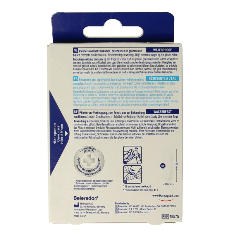 Hansaplast SOS blaarpleister small 6 Stuks