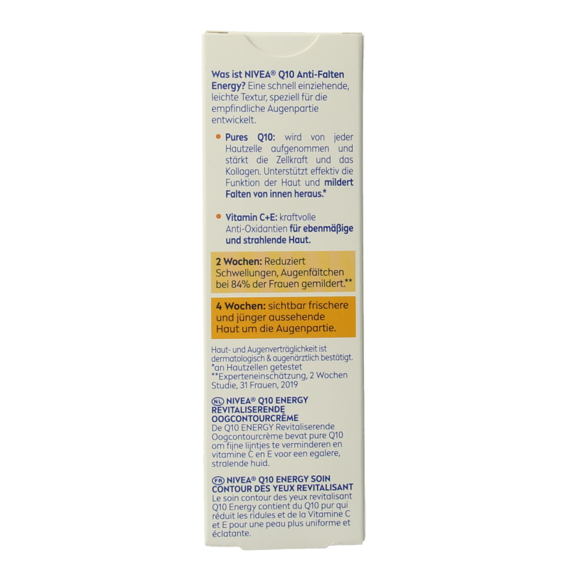 Nivea Oogcontourcreme  Q10 power energy 14 Milliliter