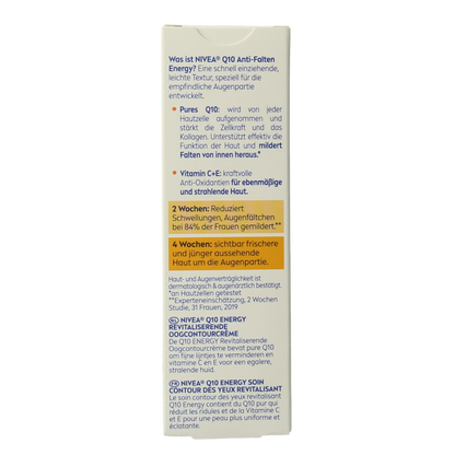 Nivea Oogcontourcreme  Q10 power energy 14 Milliliter