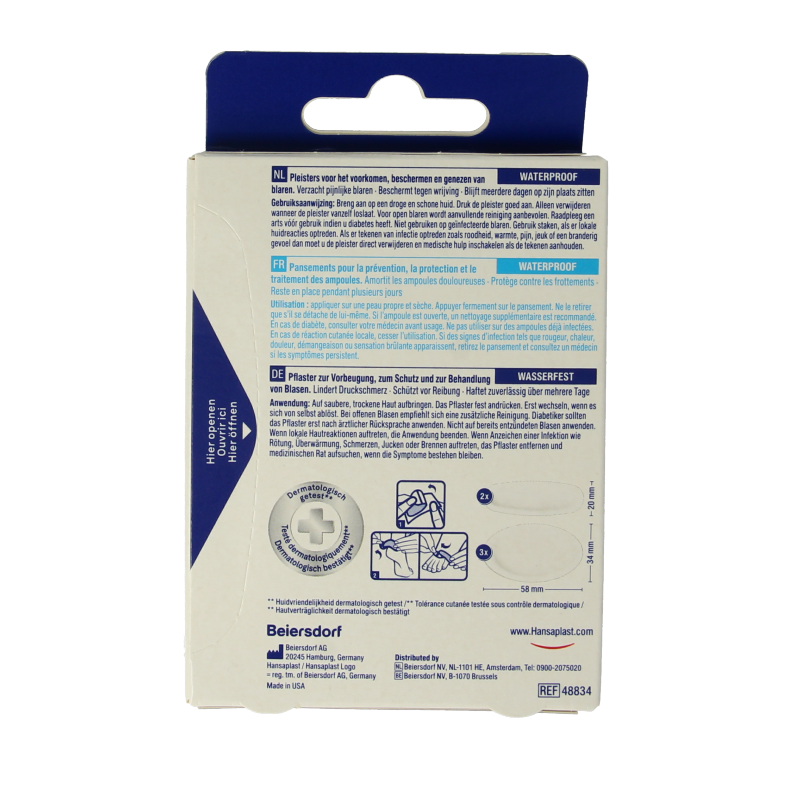 Hansaplast Blaarpleisters SOS mix pack 5 Stuks